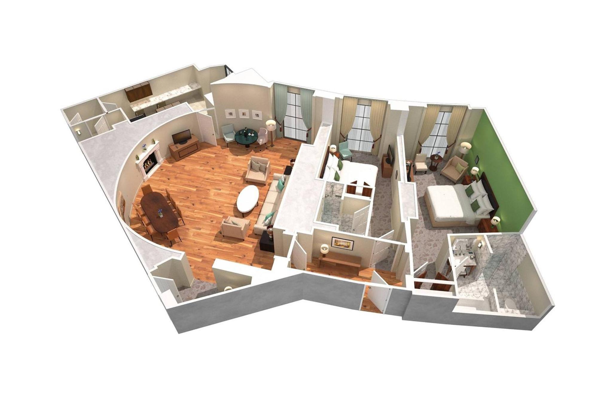 St. Pancras Renaissance Hotel London Ngoại thất bức ảnh 3D floor plan